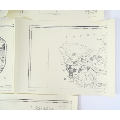 2490 - Book & Maps: A Reproduction of A Map of the County of Essex 1777 by John Chapman & Peter Andre. Toge... 