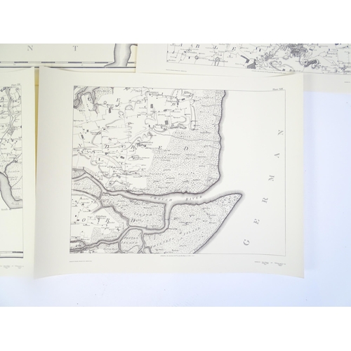 2490 - Book & Maps: A Reproduction of A Map of the County of Essex 1777 by John Chapman & Peter Andre. Toge... 