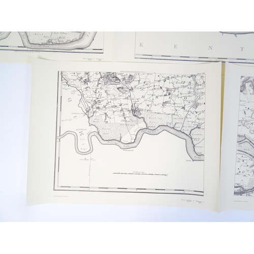 2490 - Book & Maps: A Reproduction of A Map of the County of Essex 1777 by John Chapman & Peter Andre. Toge... 