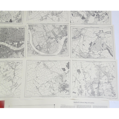 2490 - Book & Maps: A Reproduction of A Map of the County of Essex 1777 by John Chapman & Peter Andre. Toge... 