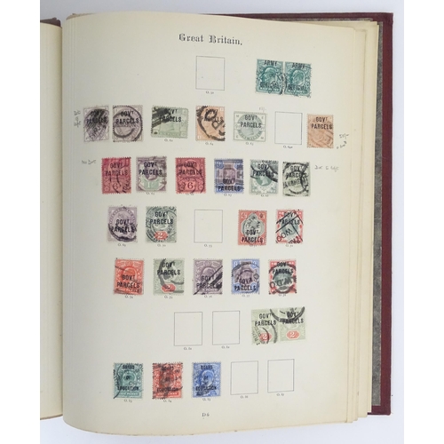 2481 - Stamps & Postal History : An album containing a quantity of assorted Victorian and later Great Brita... 