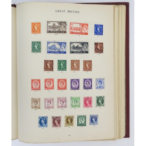 2481 - Stamps & Postal History : An album containing a quantity of assorted Victorian and later Great Brita... 