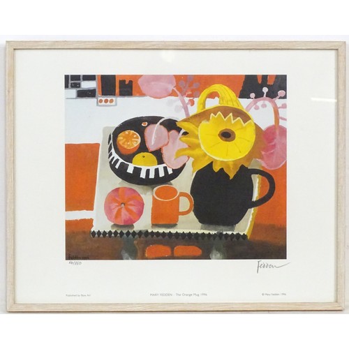 2213 - After Mary Fedden (1915-2012), Limited edition print, The Orange Mug. Signed and numbered 64 / 550 i... 