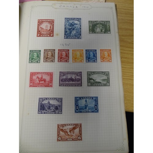 2478 - Stamps & Postal History : A stamp album containing 20thC Worldwide and Commonwealth stamps, to inclu... 