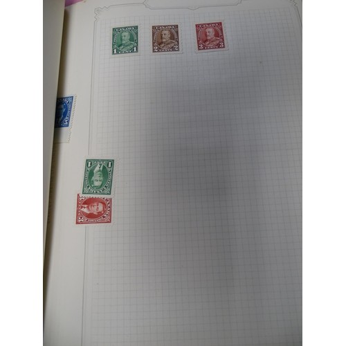 2478 - Stamps & Postal History : A stamp album containing 20thC Worldwide and Commonwealth stamps, to inclu... 