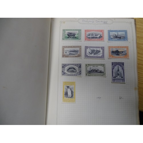 2478 - Stamps & Postal History : A stamp album containing 20thC Worldwide and Commonwealth stamps, to inclu... 