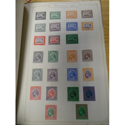 2478 - Stamps & Postal History : A stamp album containing 20thC Worldwide and Commonwealth stamps, to inclu... 