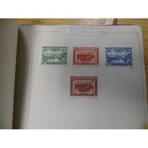 2478 - Stamps & Postal History : A stamp album containing 20thC Worldwide and Commonwealth stamps, to inclu... 