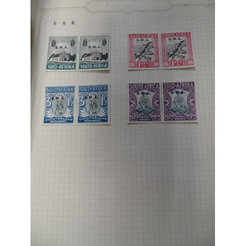 2478 - Stamps & Postal History : A stamp album containing 20thC Worldwide and Commonwealth stamps, to inclu... 