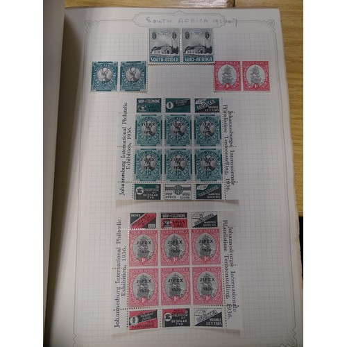 2478 - Stamps & Postal History : A stamp album containing 20thC Worldwide and Commonwealth stamps, to inclu... 