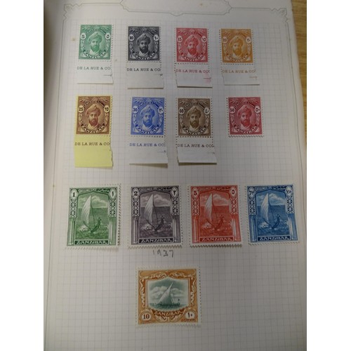 2478 - Stamps & Postal History : A stamp album containing 20thC Worldwide and Commonwealth stamps, to inclu... 