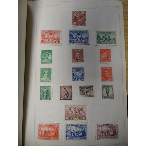 2478 - Stamps & Postal History : A stamp album containing 20thC Worldwide and Commonwealth stamps, to inclu... 