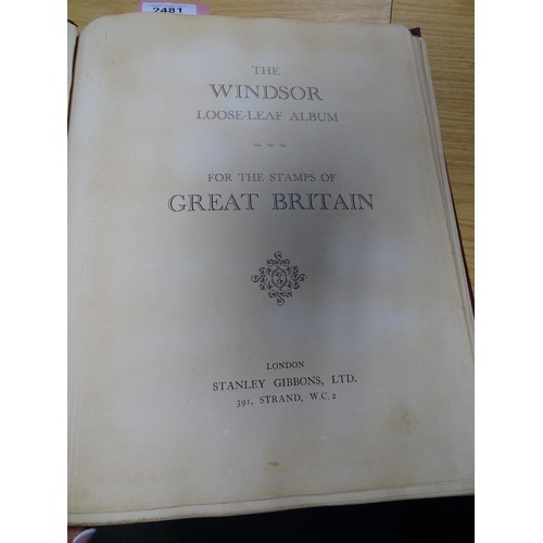 2481 - Stamps & Postal History : An album containing a quantity of assorted Victorian and later Great Brita... 