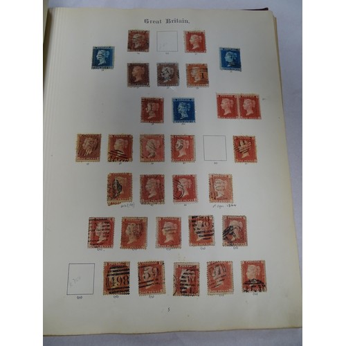 2481 - Stamps & Postal History : An album containing a quantity of assorted Victorian and later Great Brita... 