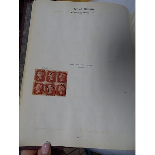 2481 - Stamps & Postal History : An album containing a quantity of assorted Victorian and later Great Brita... 