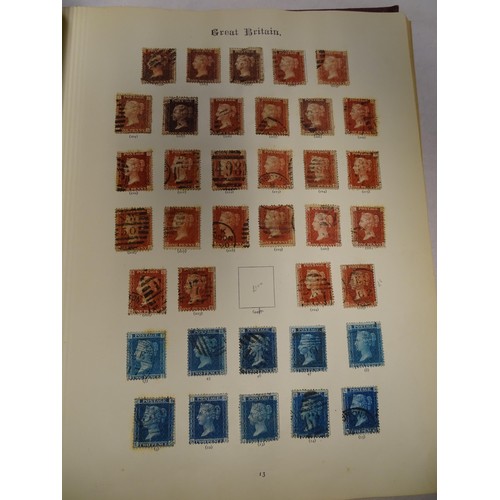 2481 - Stamps & Postal History : An album containing a quantity of assorted Victorian and later Great Brita... 