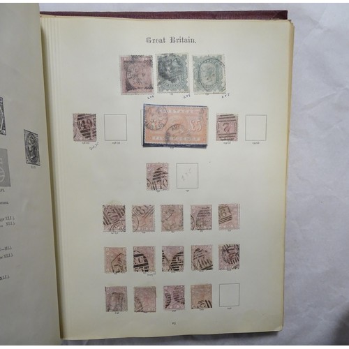 2481 - Stamps & Postal History : An album containing a quantity of assorted Victorian and later Great Brita... 