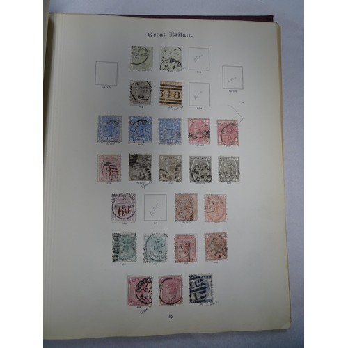 2481 - Stamps & Postal History : An album containing a quantity of assorted Victorian and later Great Brita... 