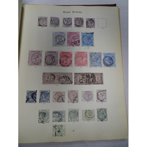 2481 - Stamps & Postal History : An album containing a quantity of assorted Victorian and later Great Brita... 