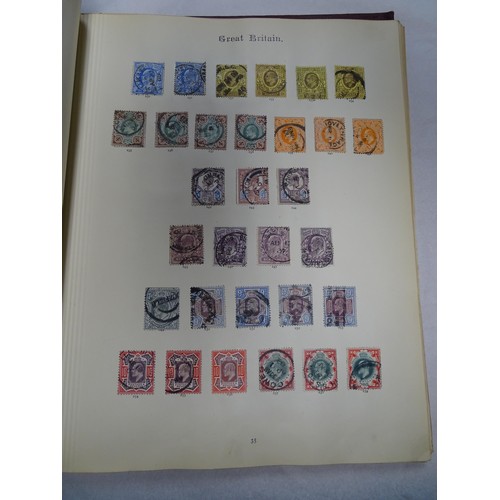 2481 - Stamps & Postal History : An album containing a quantity of assorted Victorian and later Great Brita... 