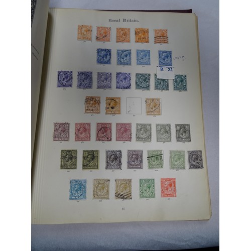 2481 - Stamps & Postal History : An album containing a quantity of assorted Victorian and later Great Brita... 