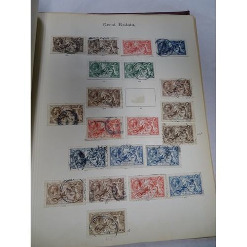 2481 - Stamps & Postal History : An album containing a quantity of assorted Victorian and later Great Brita... 