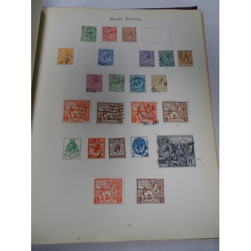 2481 - Stamps & Postal History : An album containing a quantity of assorted Victorian and later Great Brita... 