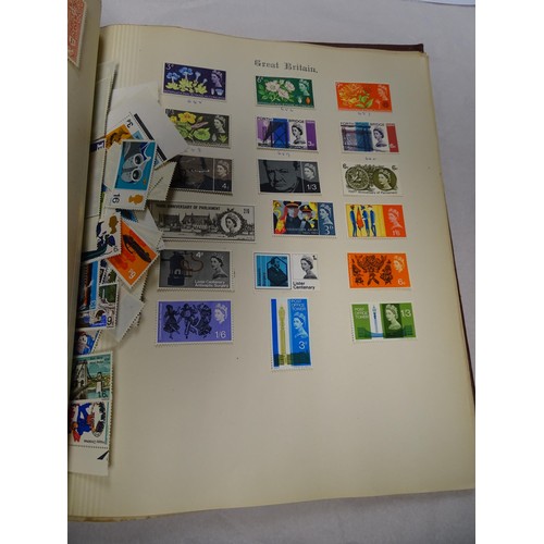 2481 - Stamps & Postal History : An album containing a quantity of assorted Victorian and later Great Brita... 