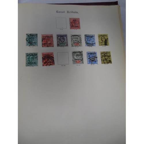 2481 - Stamps & Postal History : An album containing a quantity of assorted Victorian and later Great Brita... 