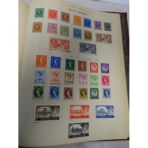 2481 - Stamps & Postal History : An album containing a quantity of assorted Victorian and later Great Brita... 