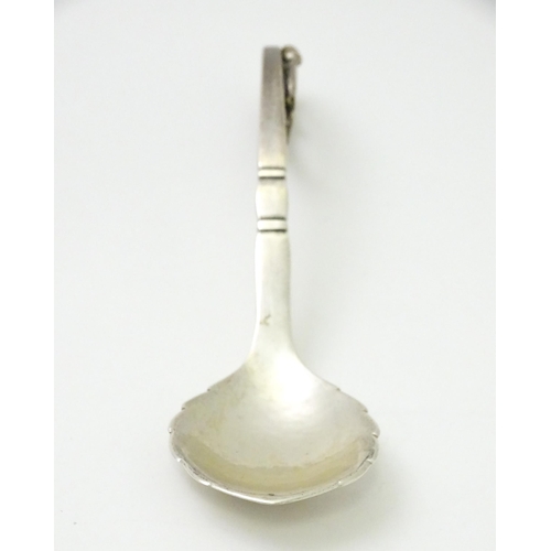 311 - Scandinavian silver : A Danish .830 silver spoon by George Jensen. Pattern no. 41. Bearing Copenhage... 