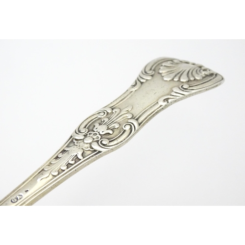 243 - A Victorian Queens pattern table spoon, hallmarked London 1876. maker Chawner & Co (George William A... 