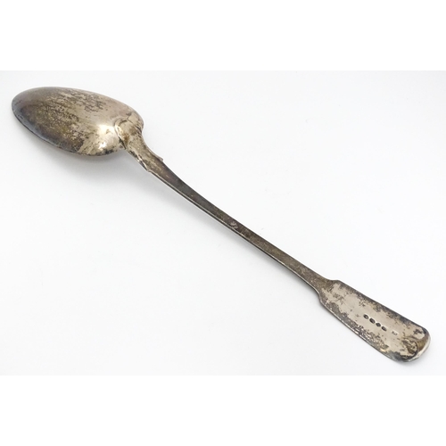 289 - A George IV silver basting / stuffing spoon. Hallmarked London 1823 maker Clement Cheese. Approx 11 ... 