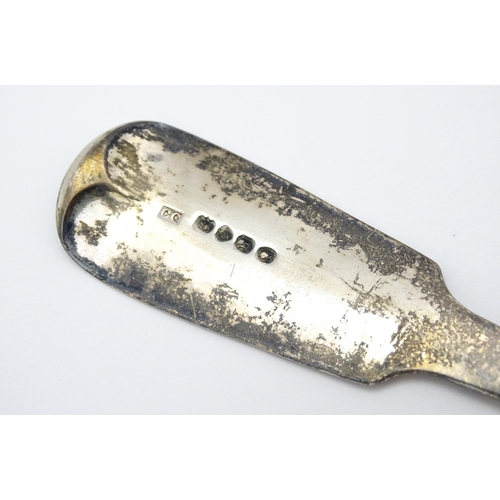 289 - A George IV silver basting / stuffing spoon. Hallmarked London 1823 maker Clement Cheese. Approx 11 ... 