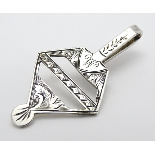 271 - An Art Deco silver napkin clip hallmarked Birmingham 1924, maker Rolason Brothers. Approx. 1 3/4