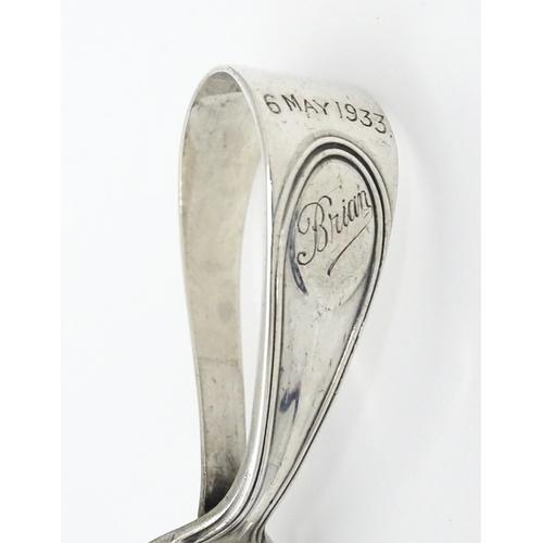 339 - A cased silver Christening / baby's spoon hallmarked Sheffield 1929, maker Cooper Brothers & Sons Lt... 