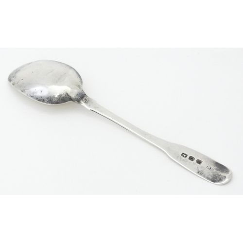 350 - A pair of Continental .800 silver teaspoons together with a silver fiddle pattern teaspoon hallmarke... 