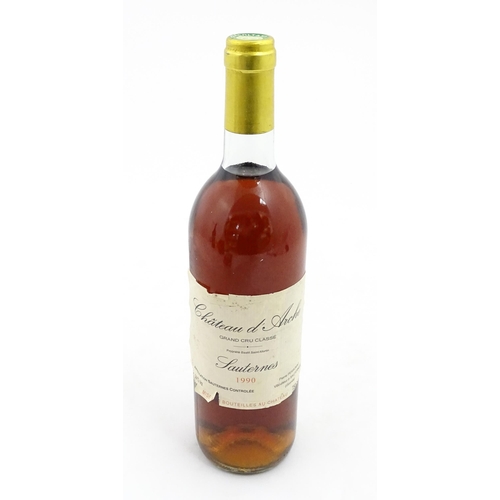 1092 - A 75cl bottle of Chateau d'Arche Sauternes 1990.