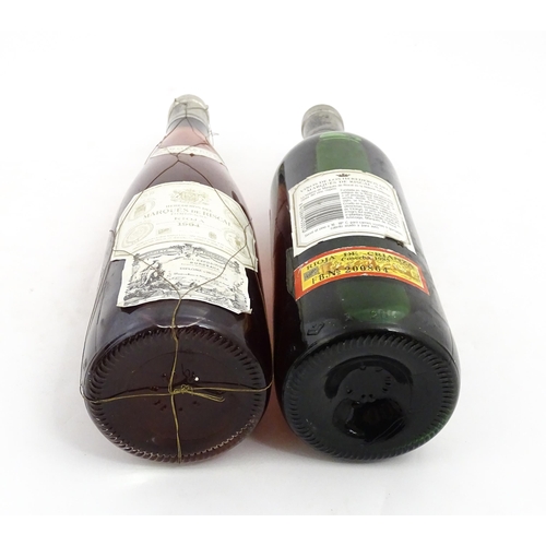 1094 - Two 75cl bottles of Heredos Del Marques de Risal El Ciego, comprising a 1994 Rosado Rioja and a 1985... 