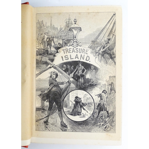 1857 - Book: Treasure Island by Robert Louis Stevenson, Illustrated edition. Published by Cassell & Company... 