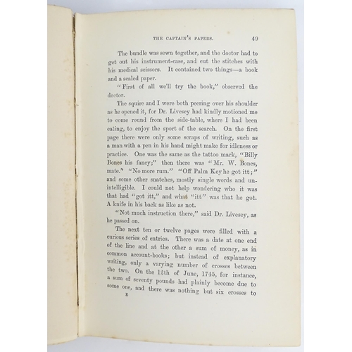 1857 - Book: Treasure Island by Robert Louis Stevenson, Illustrated edition. Published by Cassell & Company... 