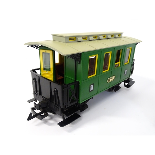 1294 - Toys - Model Train / Railway Interest : A boxed Lehmann LGB train set no. 20301, comprising locomoti... 