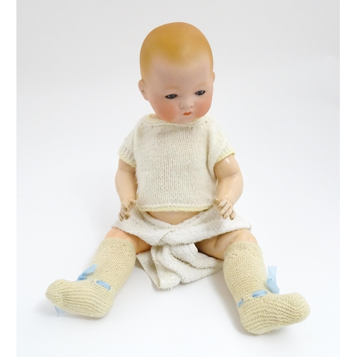 1285 - Toys: Two Armand Marseille German dolls, one with a bisque head marked 341 / 5k and a composite body... 