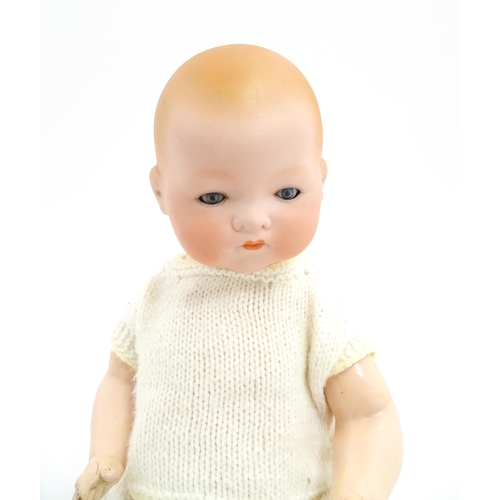 1285 - Toys: Two Armand Marseille German dolls, one with a bisque head marked 341 / 5k and a composite body... 