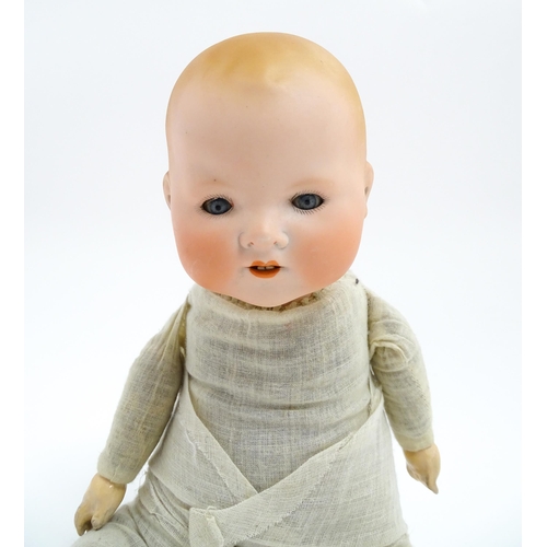 1285 - Toys: Two Armand Marseille German dolls, one with a bisque head marked 341 / 5k and a composite body... 