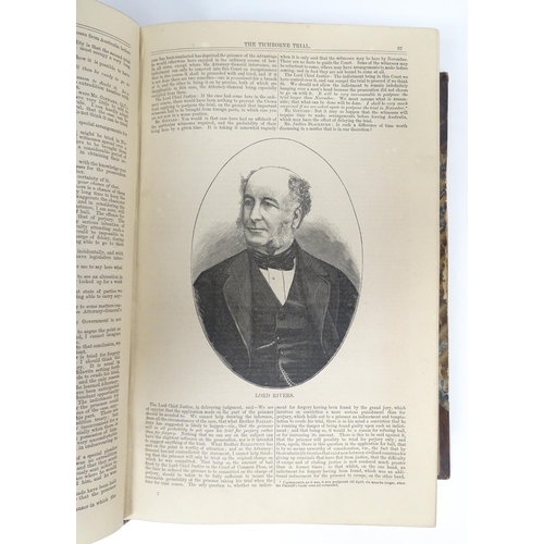 1886 - Books: The Trial at Bar of Sir Roger C. D. Tichborne, by Dr. Kenealy, in 3 volumes 1-2, 3-4 & 7-8. P... 