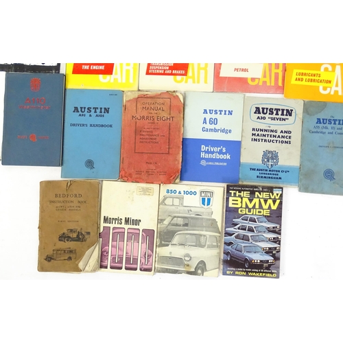 1887 - Books: A quantity of assorted 20thC car books and manuals to include Nissan 300ZX Model Z31 series s... 