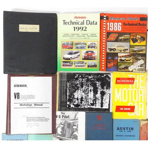 1887 - Books: A quantity of assorted 20thC car books and manuals to include Nissan 300ZX Model Z31 series s... 