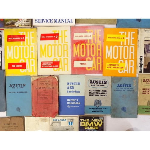 1887 - Books: A quantity of assorted 20thC car books and manuals to include Nissan 300ZX Model Z31 series s... 