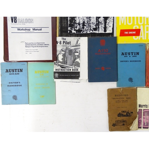 1887 - Books: A quantity of assorted 20thC car books and manuals to include Nissan 300ZX Model Z31 series s... 